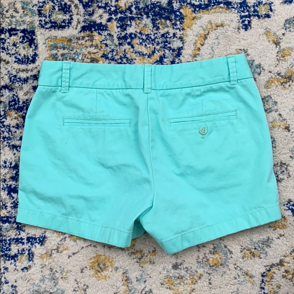 Aqua Blue J. Crew Shorts - Picture 2 of 3